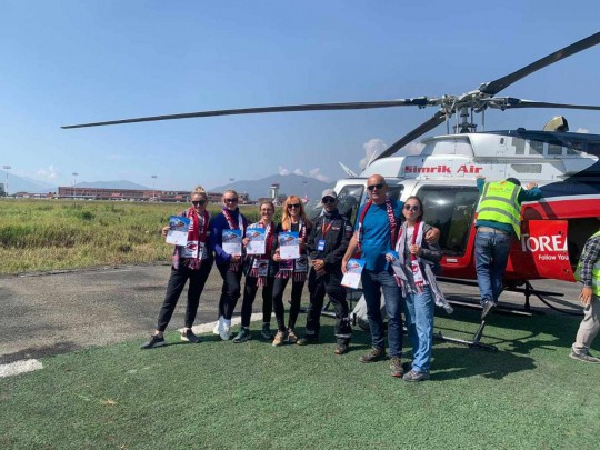 Luxury Trek with Heli Tour to EBC